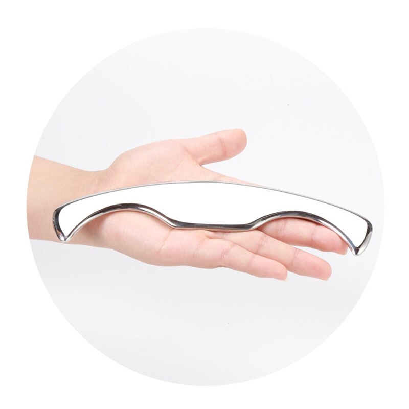 Stainless Steel IASTM Therapy Massage Tools Deep Tissue Muscle Mssager Fascia Recovery Guasha Scraping Care Gua Sha Massage Tool: Bat Board