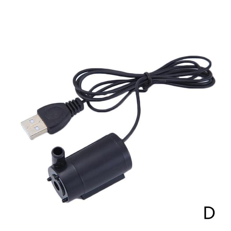 Dc3-5v Submersible Water Pump Set Usb Low Noise Motor Pump Horizontal Fountain Watering Mini Vertical Micro Diy Kit For Garden: D