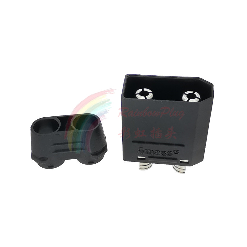 Schnell Ladung Amass XT90 schwarz Stecker Männlich Weiblich Stecker für Batterie ESC und Ladegerät Blei XT90H XT90H-M XT90H-F Ni-überzogene