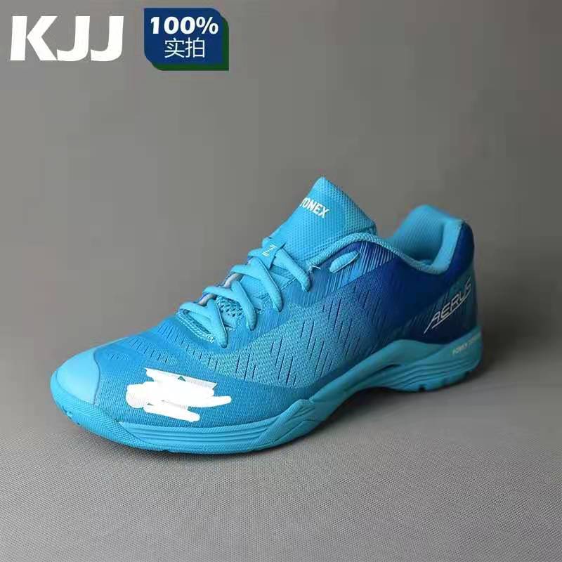 Badminton shoes model woman and man same model have stock: blue