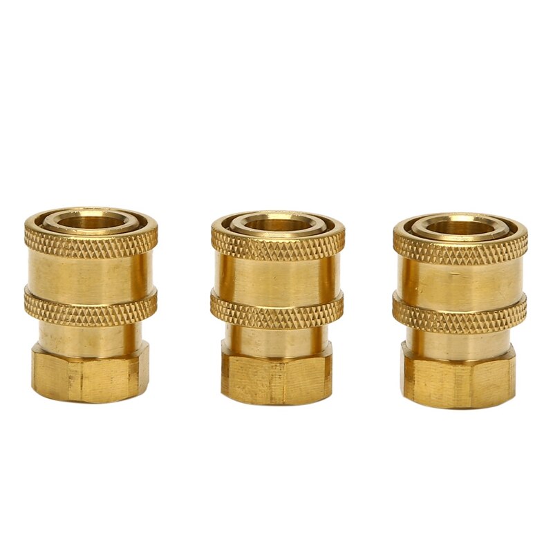 6 Pack Pressure Washer Coupler, Quick Connect Fittings 1/4 Inch Quick Coupler Female NPT Socket