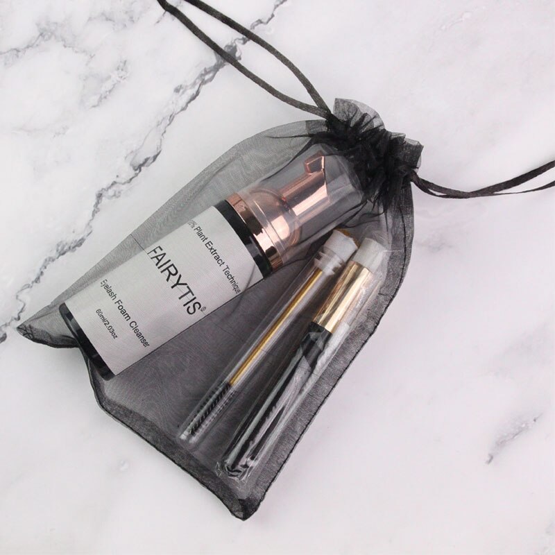 FAIRYTIS Eyelash Extension Shampoo Private Label Eye Lashes Foam Cleaner No Stimulation for Removing Eye Makeup: F1