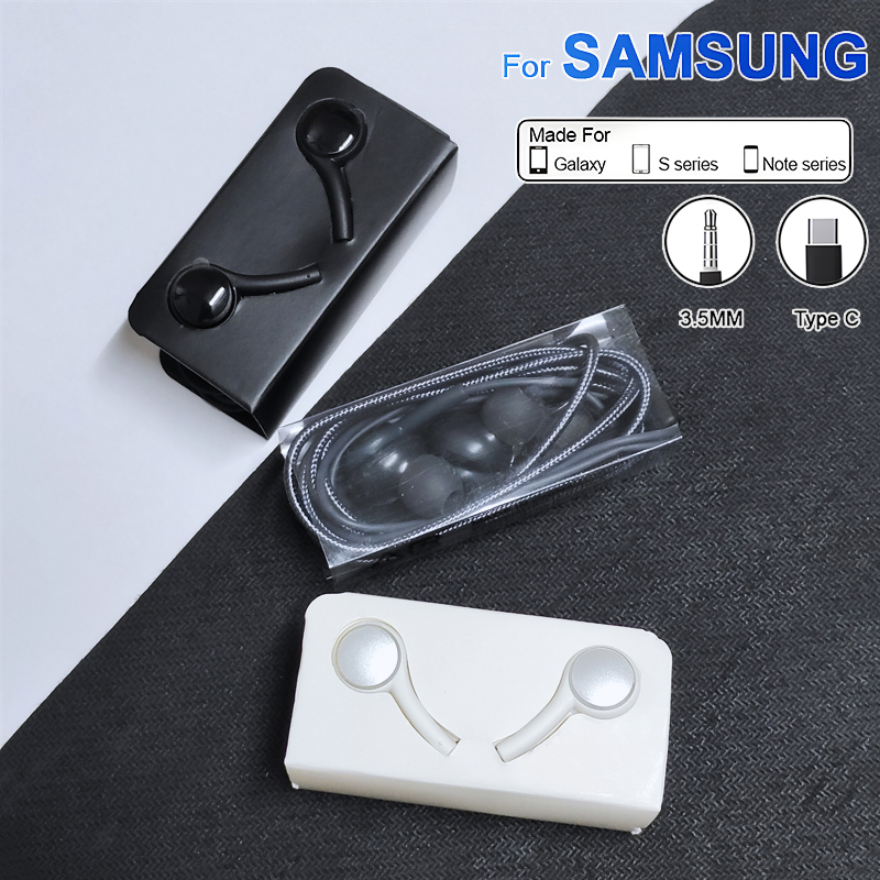 Originele Type C Bedrade Oortelefoon Voor Samsung Galaxy S23 S21 S22 Ultra Plus 3.5mm Oordopjes Hoofdtelefoon Voor A54 A34 a53 Accessoires