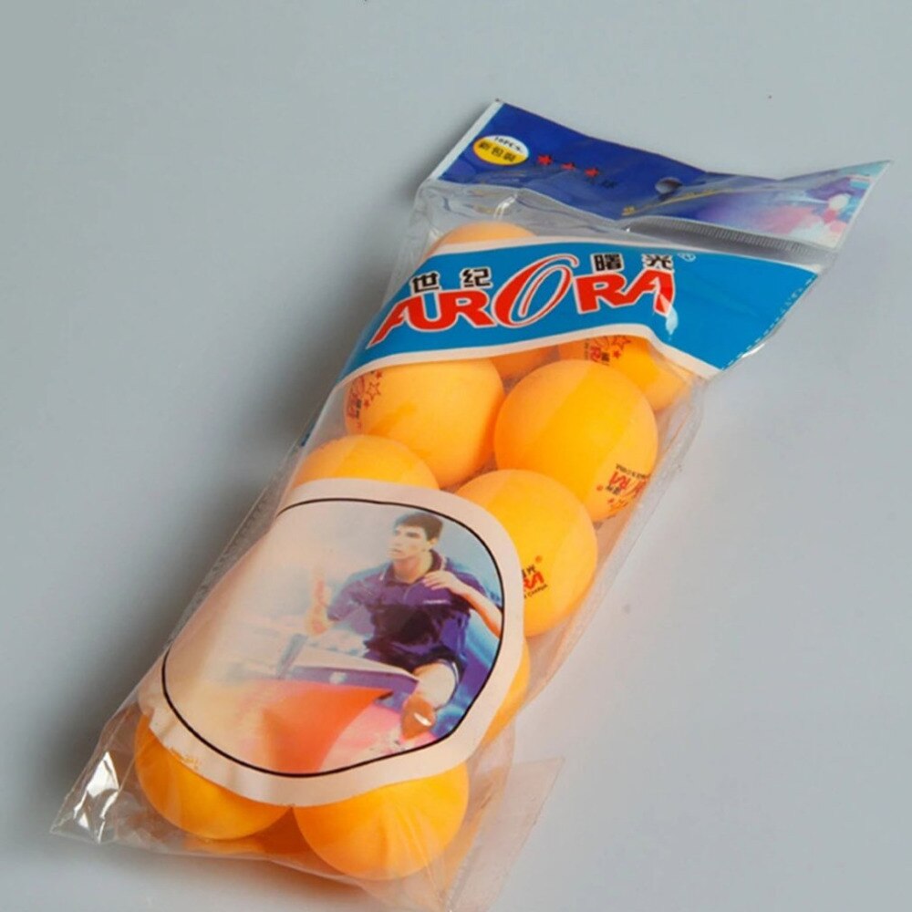 10 Pcs Professionele Praktijk Ping-Pong Bal Tafel Tennisbal In Bulk Concurrentie Wedstrijd Training Apparatuur Geel