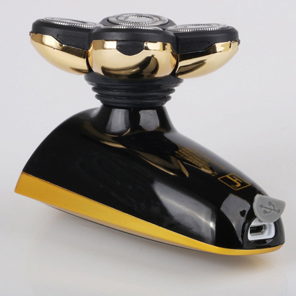 Aparência clássica 5 cabeças à prova dwaterproof água homem barbeador elétrico navalha portátil tamanho masculino carga rápida dispositivo de remoção do aparador cabelo