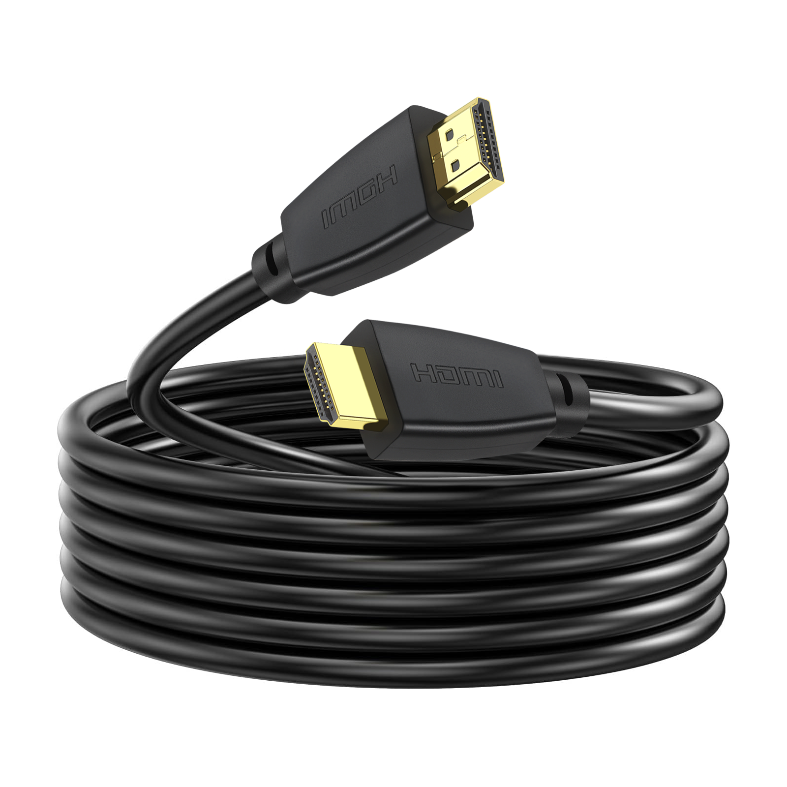 Høyhastighets 4k hdmi-kabel 18 gps 4k hdr 2160p 1080p 3d ethernet flettet hdmi-ledning, arc uhd hdmi-kabel kompatibel med bærbar pc