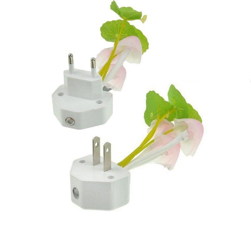 Pilz Nachtlicht Stecker in Lampe LED Nacht Lichter RGB Mit Dämmerungssensor Schlafzimmer Lampe Für freundlicher Baby freundlicher Nachtlicht