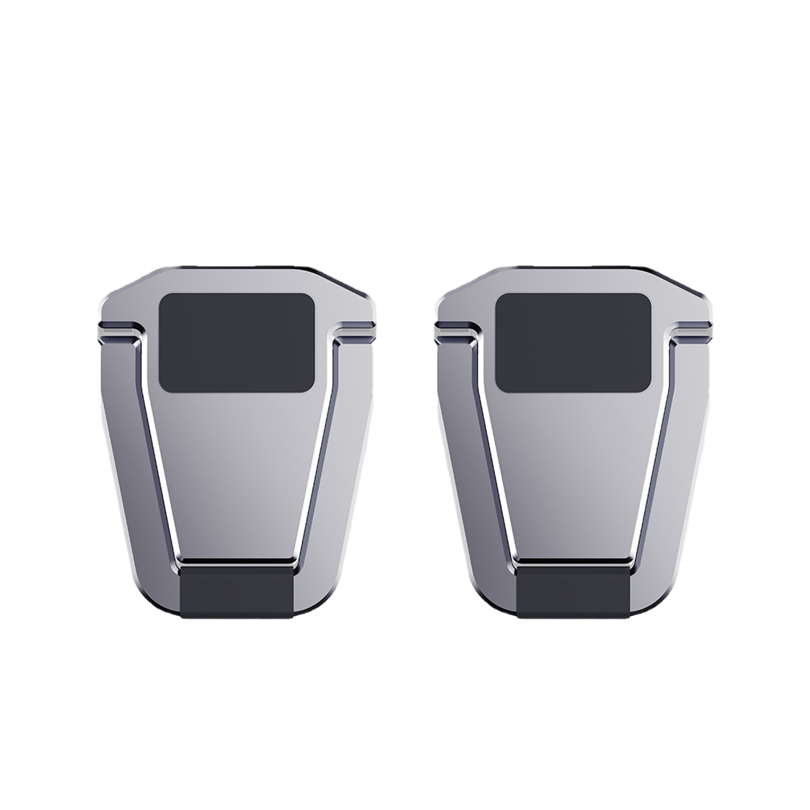 2pcs Travel Keyboard Mount Desktop Kickstand Tablet Cooling Pad Lightweight Laptop Stand Portable Invisible Accessories Holder: Silver