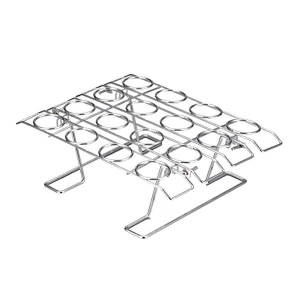 Stainless Steel Ice Cream Cone Display Rack Stand Diy Cone Holders Baking Cake Cone Cupcake Cooling Tray Holder Baking Rack 40P: 02