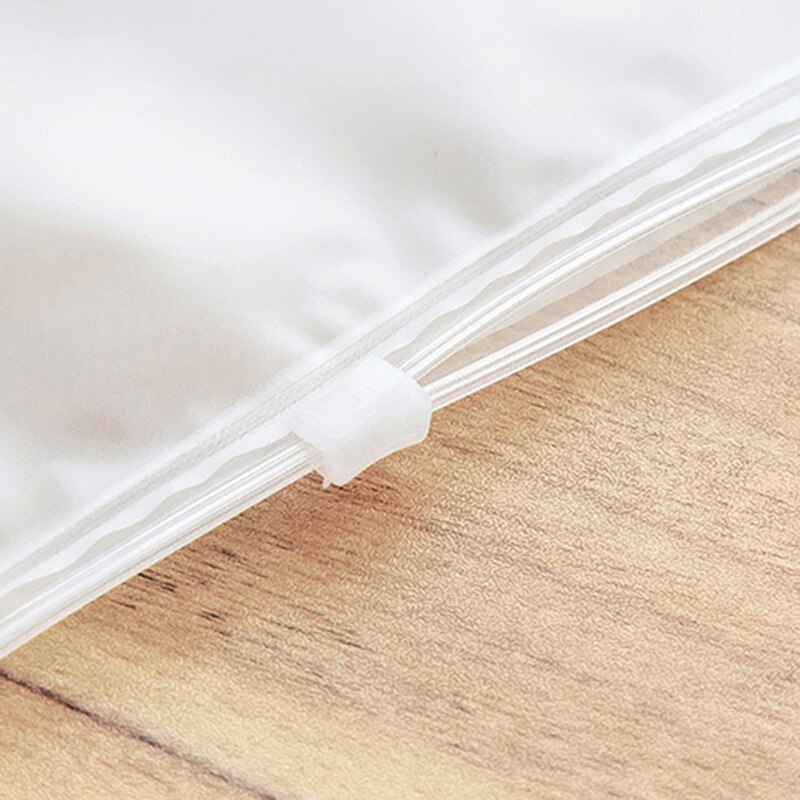 Reclosable Clear Plastic Self Adhesive Bag Zipper Multi-Size Waterproof Clear Transparent Plastic Package Cloth Travel Organizer