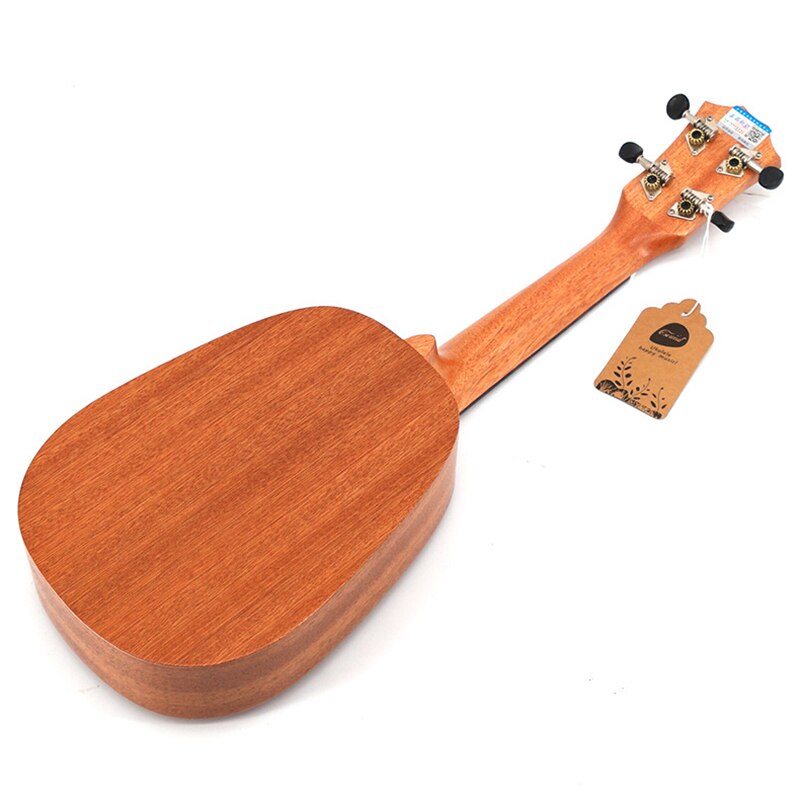 Petit Ukulele en forme d&#39;ananas de 21 pouces, Soprano, Uku, , 4 cordes, instrument de musique, touche en bois de rose