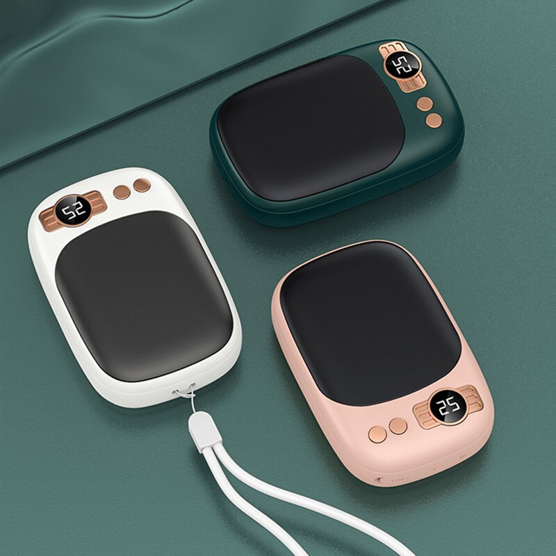 Pocket Hand Warmer Power Bank 20000Mah Poverbank Draagbare Oplader Externe Batterij Voor Iphone 12 Samsung S20 Xiaomi Mi Powerbank