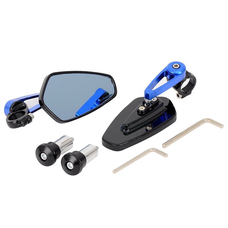 1 paire Handel barre extrémités moto miroir guidon extrémités rétroviseurs latéraux pour Kawasaki Z800 Z750 Z1000 Z650 Z900 Z300