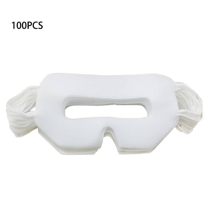 100 Uds. Mascarilla Facial de parche ocular sanitaria desechable de telas no tejidas para HTC Vive PlayStation 3D Realidad Virtual: W