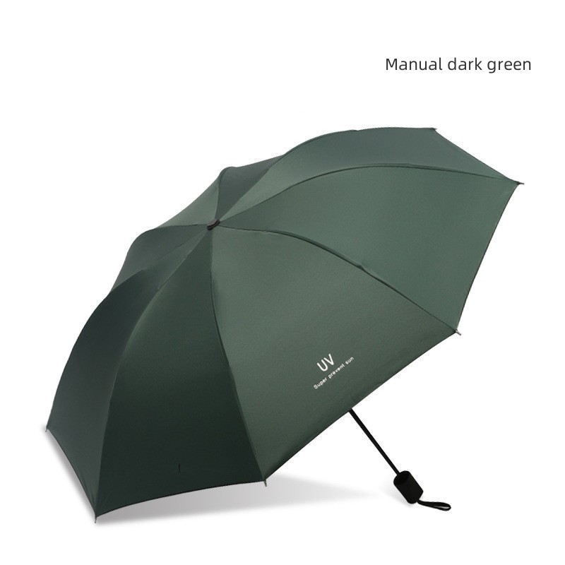 Parapluie pliant automatique à 8 nervures – Compact, léger, durable, protection UV – parasol de pluie et de soleil, pare-soleil automatique zwq