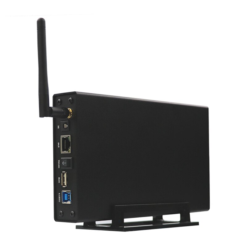 Draadloze Opslag Hdd Behuizing 3.5 ''Sata Wifi Router Signaal Range Expander RJ45 Usb 3.0 Pc Hard Disk Case Blueendless