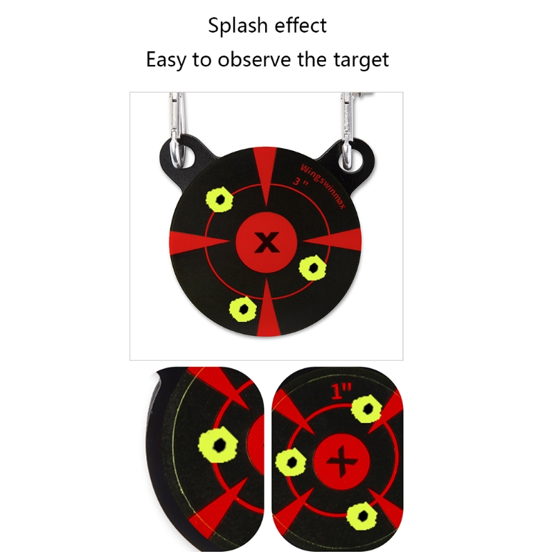 Draagbare Doel Sticker Shots Burst Heldere Fluorescerende Schieten Doel Papier Schieten Training Zelf (100 Stks/pak)