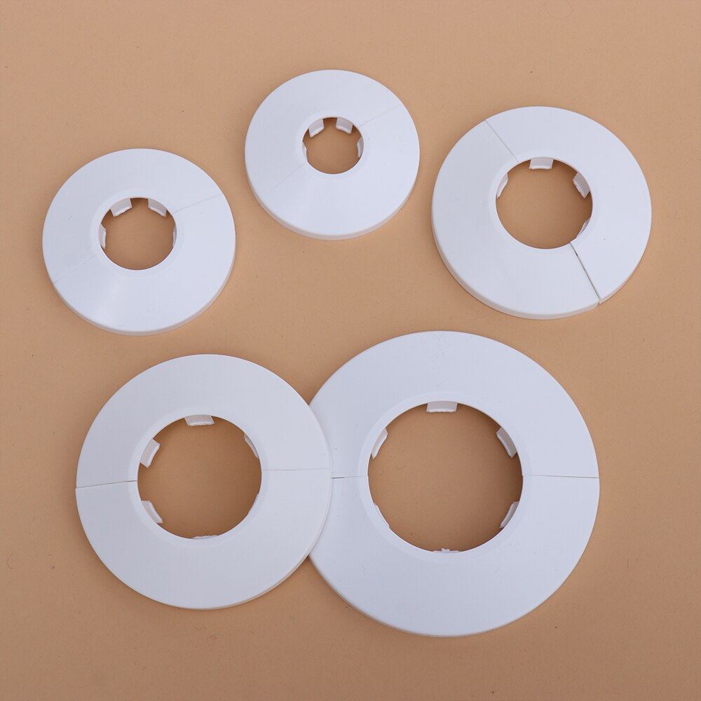 Plastic Shower Kitchen Wall Flange Chrome Faucet Accessories Pipe Wall Covers Faucet Decorative Cover Faucet Decor Home Tools