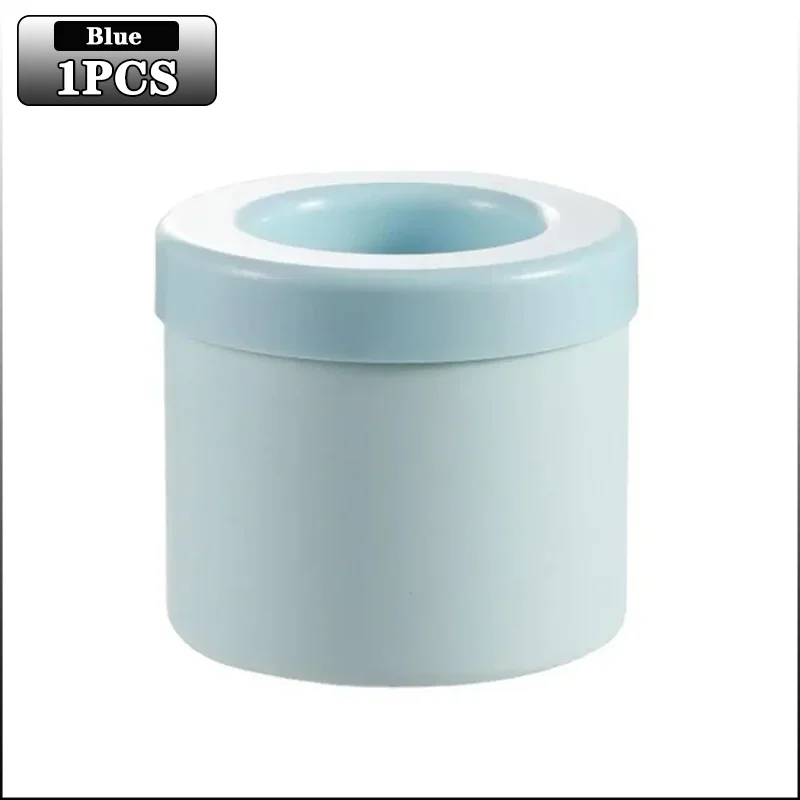 1-4 SZT. Forma Silikonowa robić Kostek Lodu w Kształcie Cylindra 3D, Silikonowy Kubek robić Robienia Lodu, Kubek robić Lodu, Pojemnik robić Przechowywania Lodu: zielony