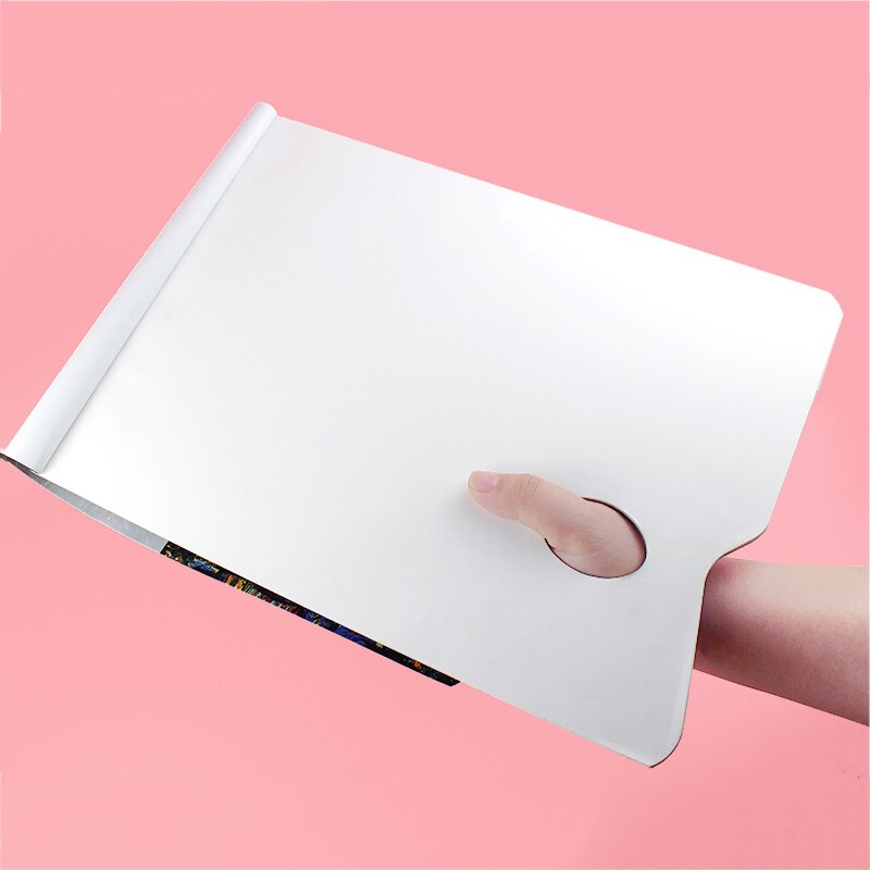 Paleta descartável de rasgar yun para pintura a óleo, não precisa lavar, ajuste a3/a4, papel/paleta/almofada/livro, aquarela/guache/acrílico/pintura a óleo