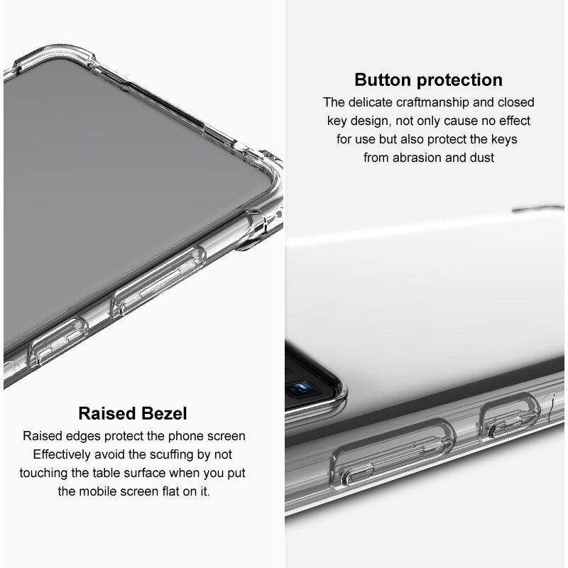 Voor Asus Rog Telefoon 5 Case Imak Shockproof Conners Airbags Zachte Tpu Cover Case Voor Asus Rog Telefoon 5 pro/5 Ultieme