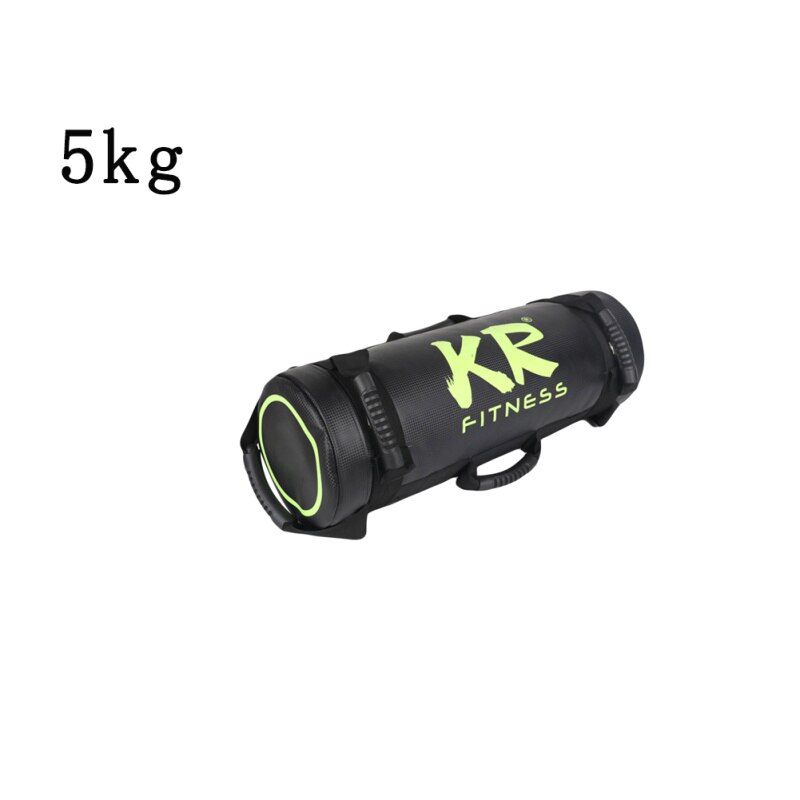 Filled Weight Sand Power Bag 5/10/15/20/25/30 Kg Strength Fitness Exercise Cross-fit Sand bag Gym Training Body Building Sandbag: Black 5kg