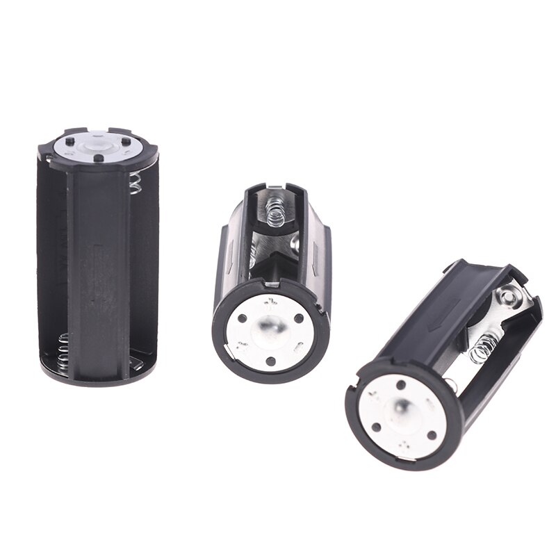 3Pcs 3x Aa Naar D Aa Batterij Adapter Converter Holder Case Box