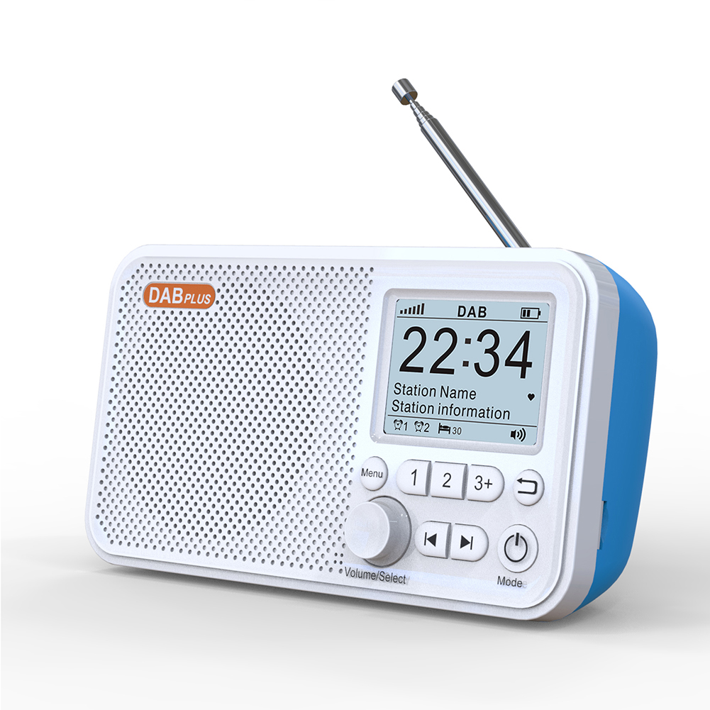 Radio despertador DAB DAB + FM, Radio compatible con Bluetooth para tarjeta TF, reproductor de MP3, equipo de Audio