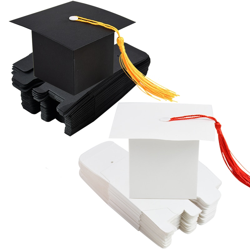 Boîtes d&#39;emballage pour remise de diplôme, fournitures de cérémonie de remise de diplôme du Campus, coffret de remise de diplôme ou décoration de retour à l&#39;école, 5/10