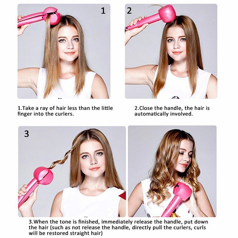 Monofunctional LCD Screen Ceramic Hair Curler Magic Hair Curl Styler Tools For Women Electric Hair Styling Machine Wand Curler