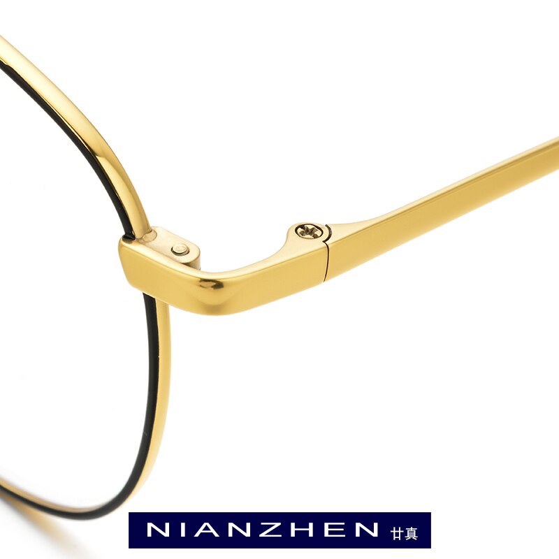 Pure Titanium Brilmontuur Mannen Retro Ronde Bijziendheid Optische Brillenglazen Frames Vrouwen Retro Pilot Koreaanse Eyewear