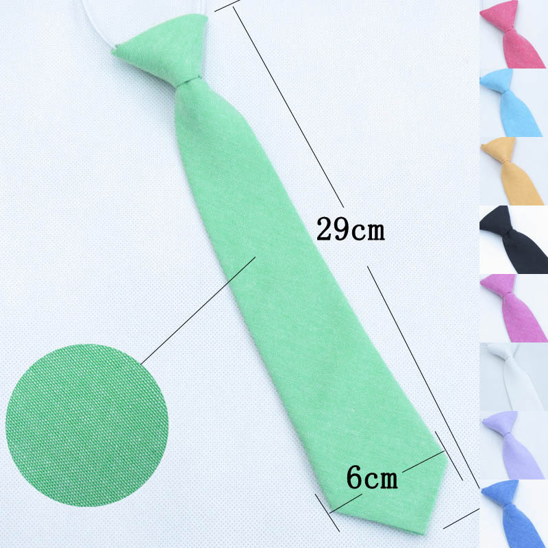 Solid Color Baby Tie Slim Neck Ties School Boys Girl Children Kids Baby Elastic Tie Baby Clothing Accessories Neck Ties