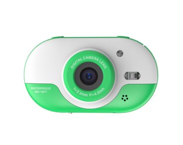 8mp voksne børn digitalkamera flersproget vandtæt kamera med bageste dobbelte kameraer 2.4 tommer ips hd-skærm: Grøn