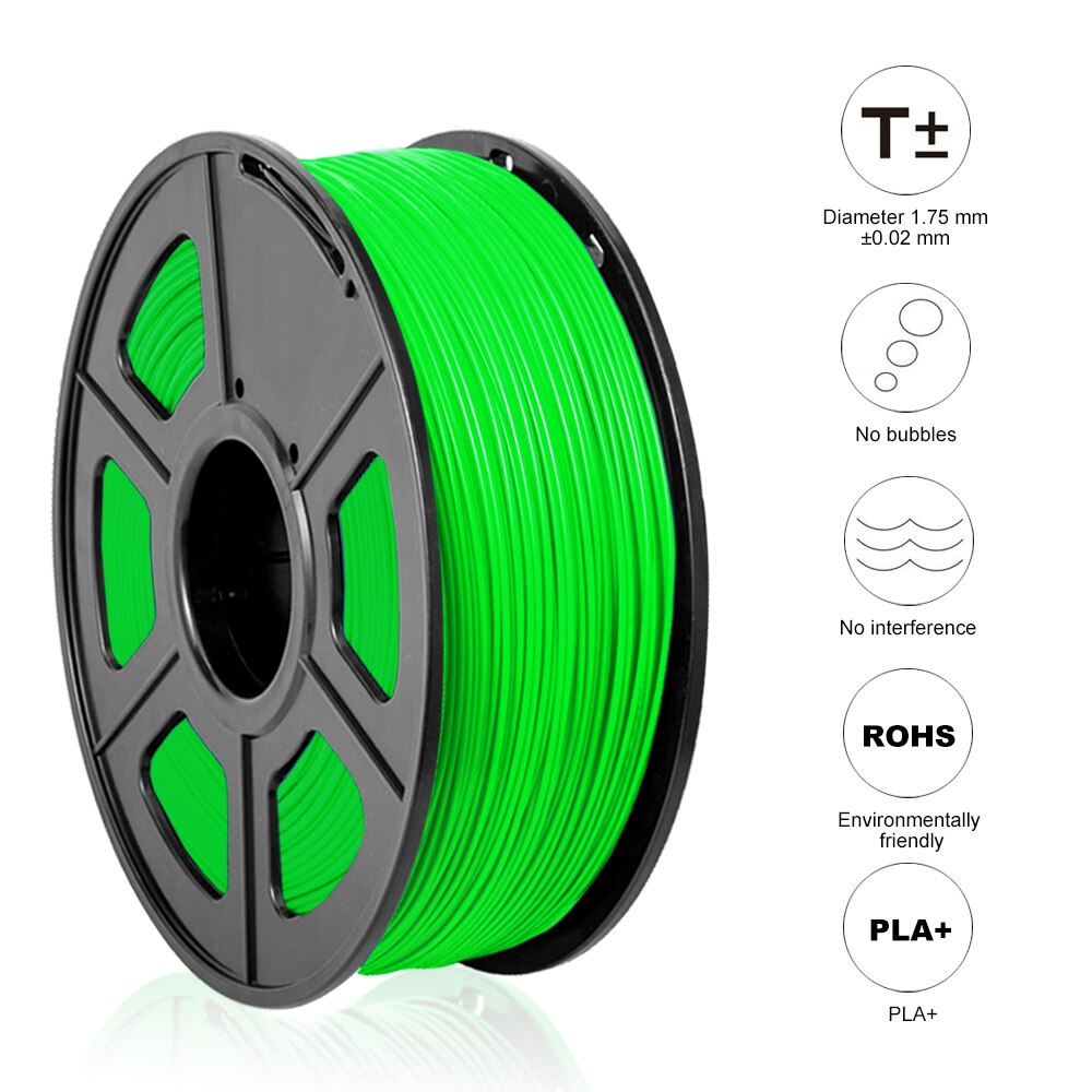 PLA PLUS Filament 1.75 mm 1kg High Quantity 3D Printing Biodegradabl Filament For 3D Printer Plastic PLA+ with Vacumm Packing