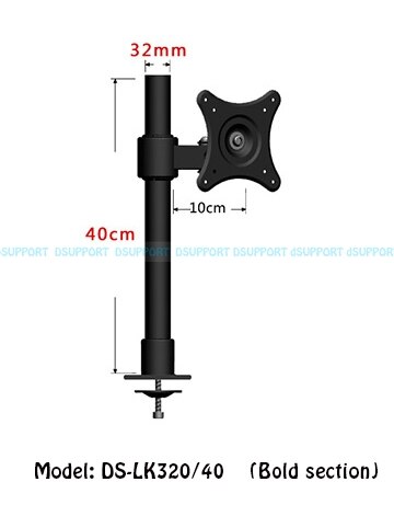 Desktop LCD LED Monitor Holder Table Grommet TV Mount Bracket LK320/40