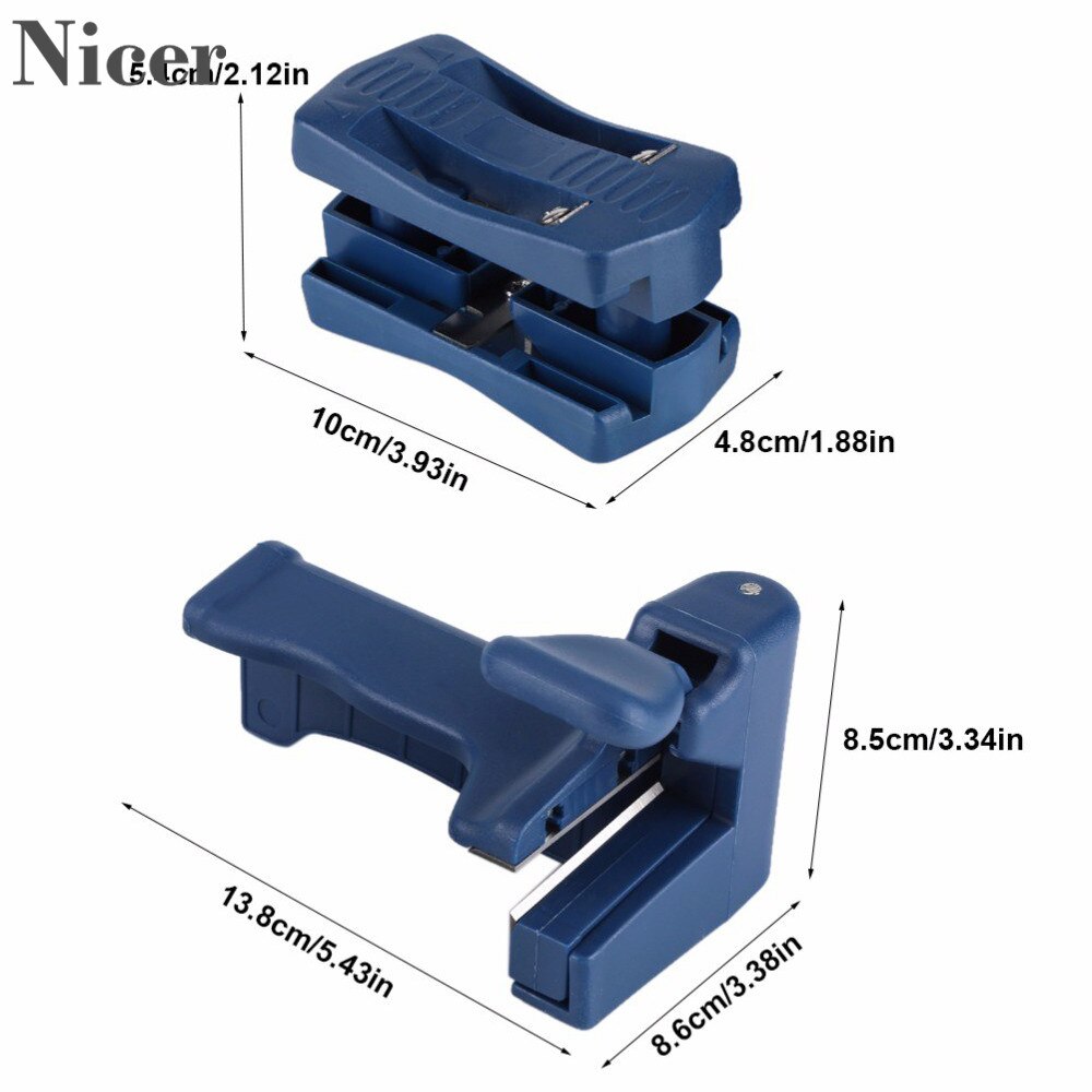 Woodworking Manual Edge Banding Machine Flat-End Trimmer Flush-End Trimmer Machine Wood Head Tail Trimming Carpenter Hardware: A And B
