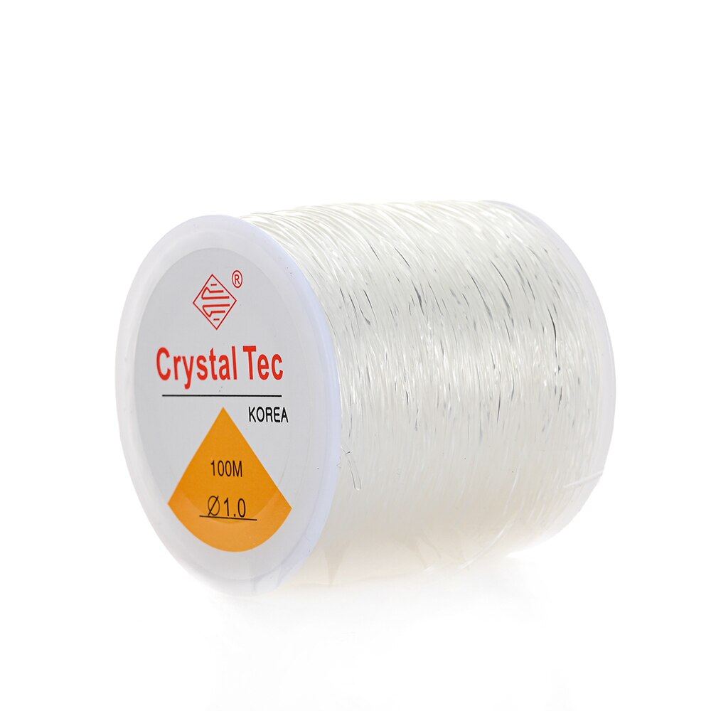 iYOE 0.5-1.5mm Elastic Cord String Transparent Elastic Thread For Jewelry Making Diy Bracelet Necklace Beaded Accessories: GRAY