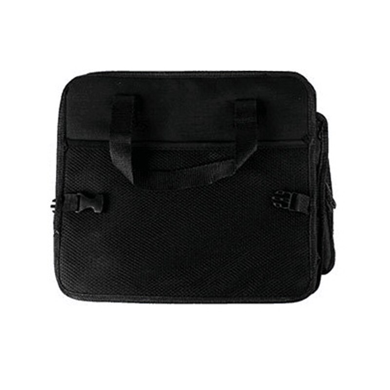 Car Accessories Foldable Car Trunk Organizer Bag Truck Van SUV Storage Basket Portable Net Mesh Compartment Organiser: BlackNet Mesh