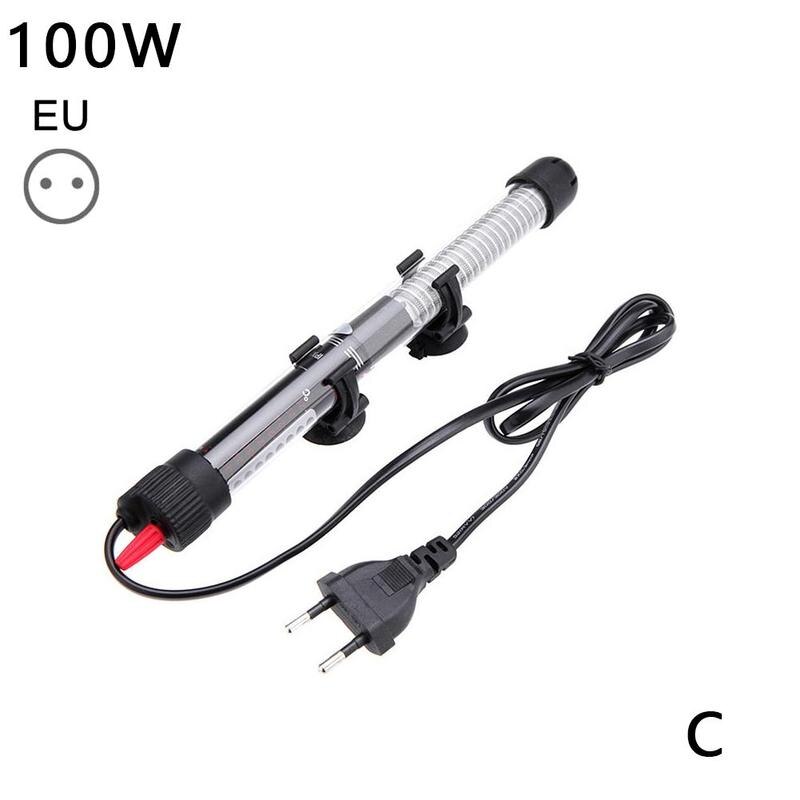 110v-220v yuge ajustável temperatura termostato aquecedor haste 25w/50w/100w/200w/300w submersível aquário tanque de peixes água calor: C