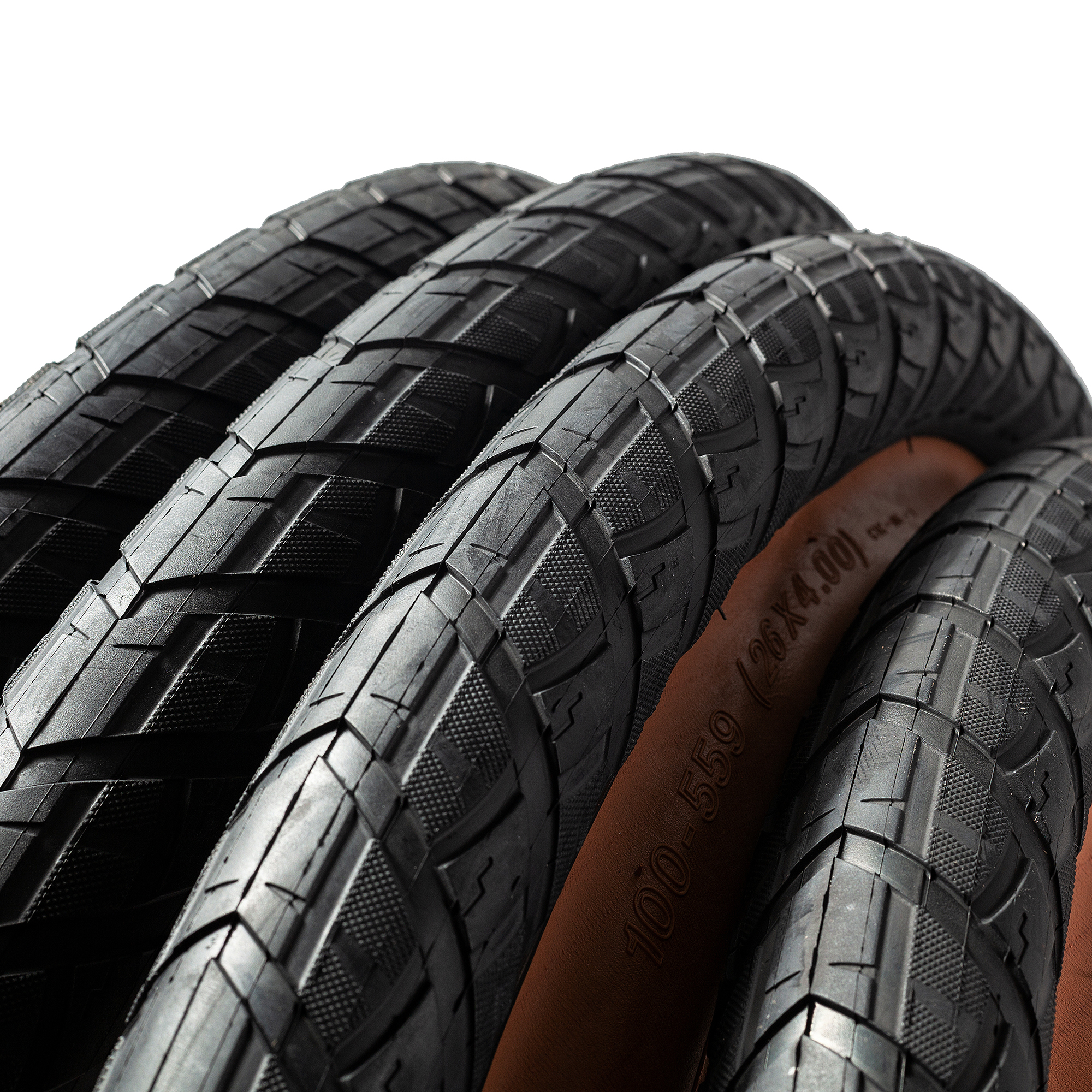 CST Fat Tire 20x4.0 26x4.0 CST BIG BOAT CTC-06 CST Brown Family Top Dark Skin Collection Electric Bicycle Tire