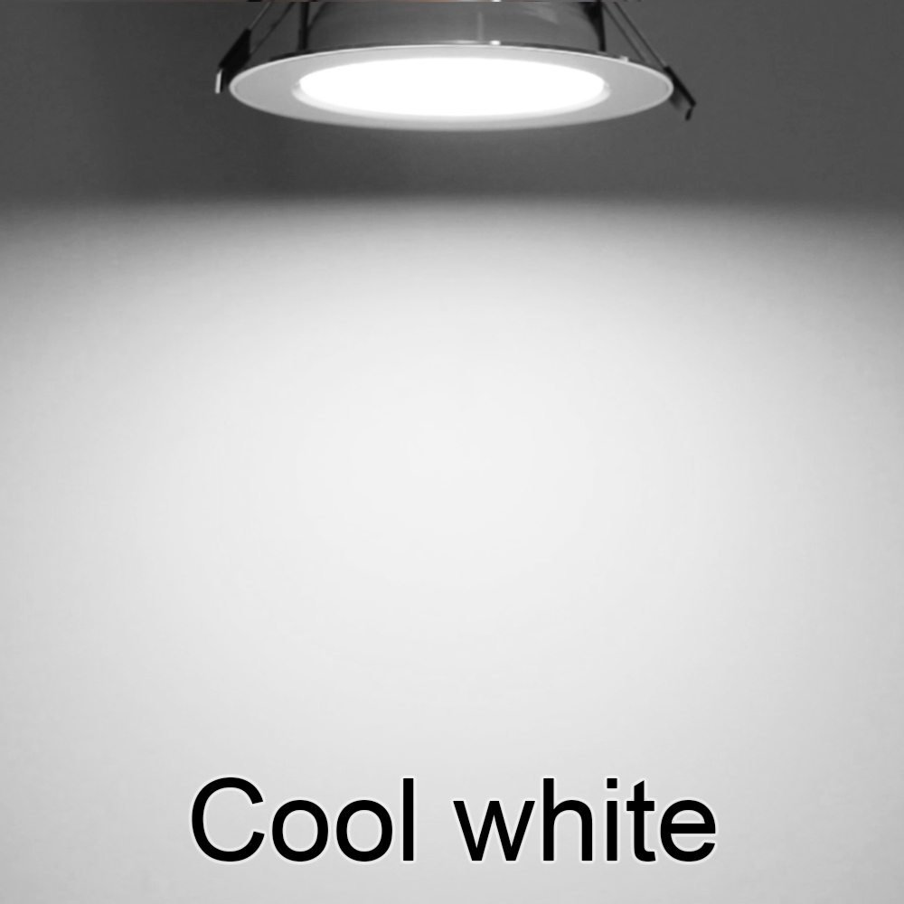 10 stücke Strahler LED Decke Downlight AC 220 V 18 W 15 W 12 W 9 W 7 W einbau Runde Lampe Stelle LED Dowm Licht Versteckte Innen Beleuchtung: Kaltes Weiß / 15w / verrotten