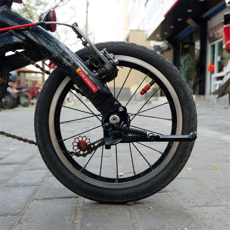 Soporte de bicicleta plegable K3 de 14/16 pulgadas para Dahon bya 412, soporte lateral, soporte de estacionamiento de aleación de aluminio ultra ligero para fnhon
