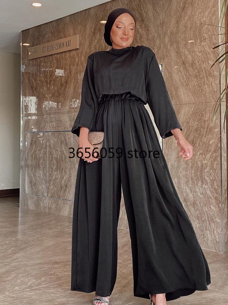Ensemble musulman pour femmes, Kaftans, Abaya, pour Ramadan, Eid Mubarak, dubaï, turquie, Islam, arabe, vêtements modeste