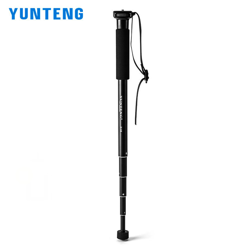 YT-218 Fotograficzny monopod ze stopu aluminium 1/4 cala Mocowanie śrubowe 37-152 cm Regulowana wysokość Maks. Obciążenie 1,5 kg dla lustrzanki cyfrowej ILDC