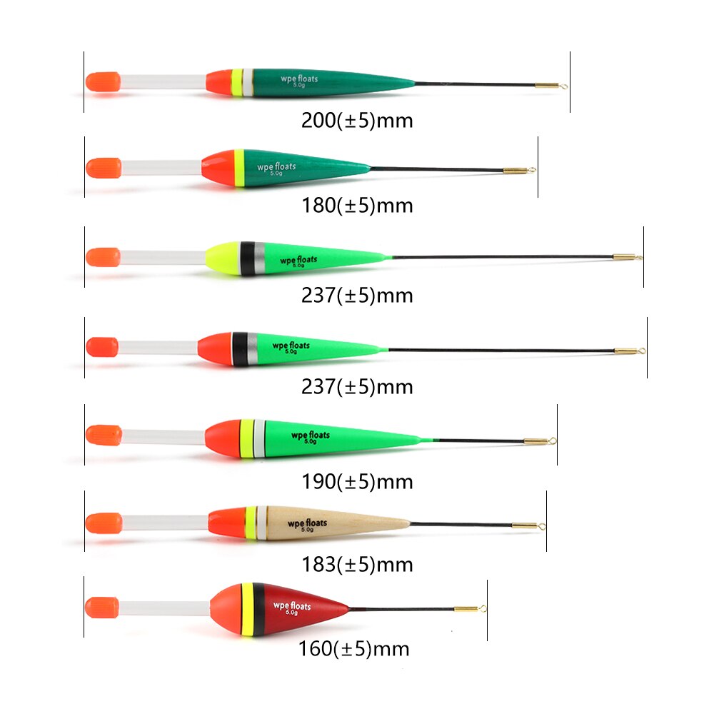 Boya flotante de Pesca para Pesca de carpas, 5g, 16-20cm, boya Vertical