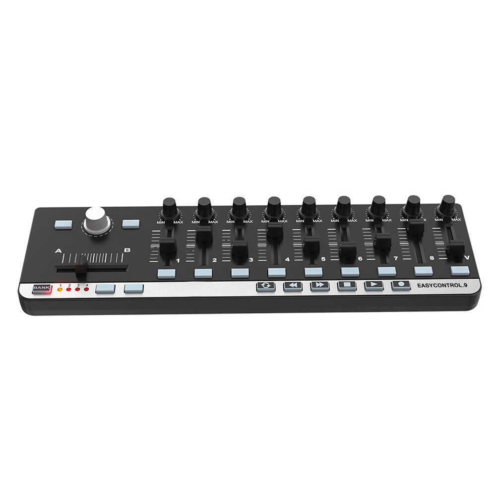 Worlde EasyControl.9 MIDI Keyboard Portable Mini USB 9 Slim-Line Control MIDI Controller Electronic Audio Equipment