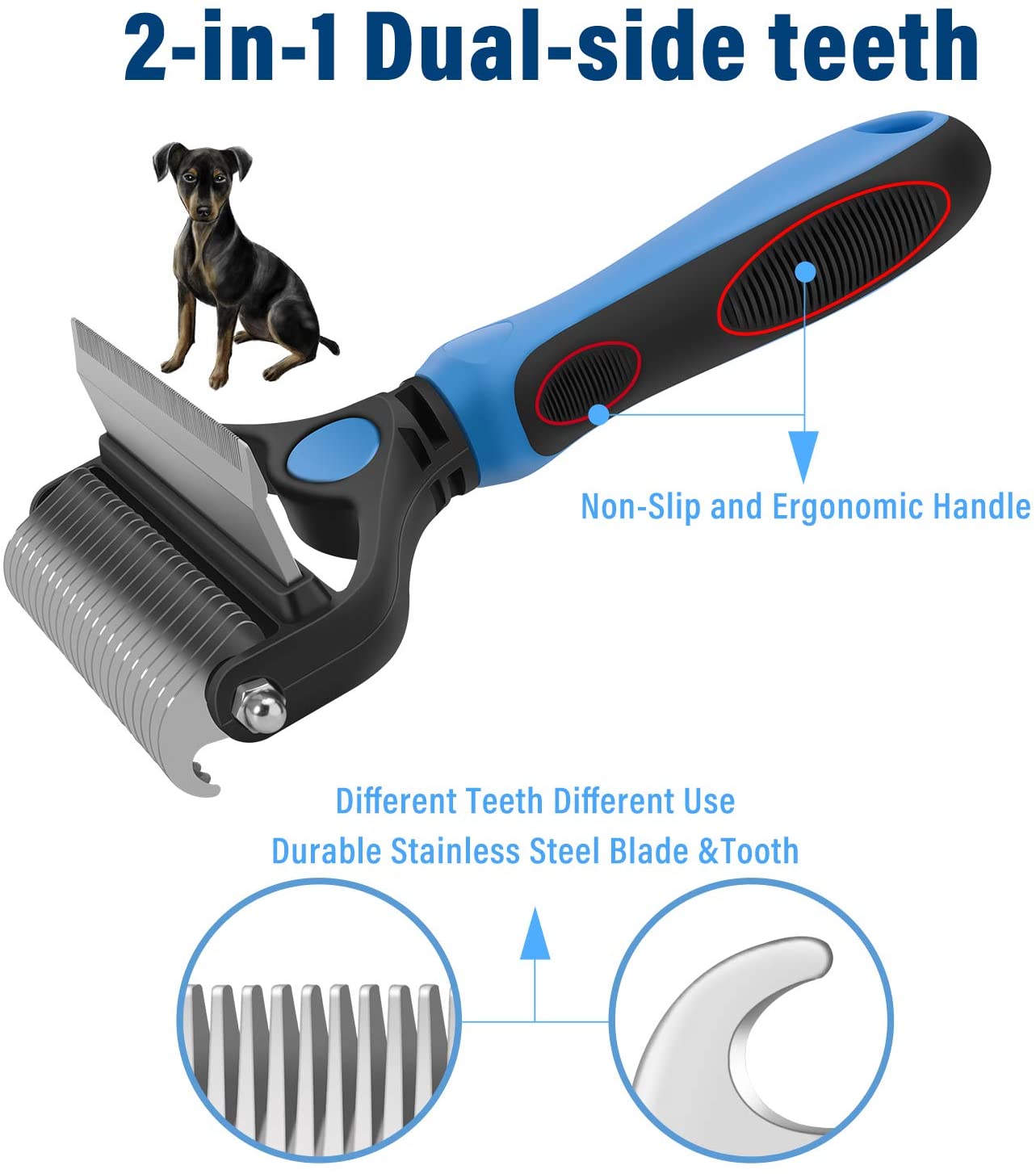 BROSSE T.M 9.5X16.5CM - CHIEN ET CHAT IMAC