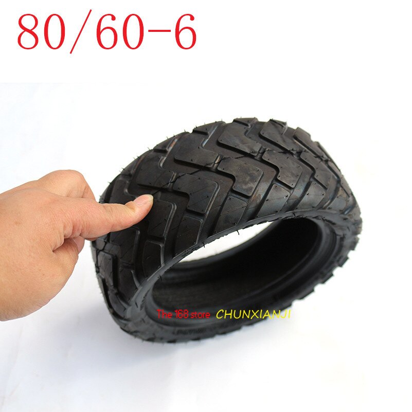 Bra 80/60-6 vakuum tubeless däck / däck för e-scooter motor elektrisk skoter go karts atv quad speedway