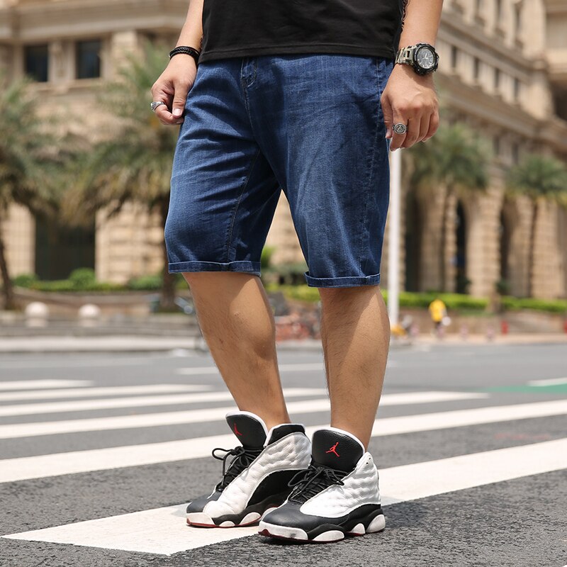 Large Size Men Short Jeans fat Leisure Clothing Summer Shorts Men Denim short mens shorts