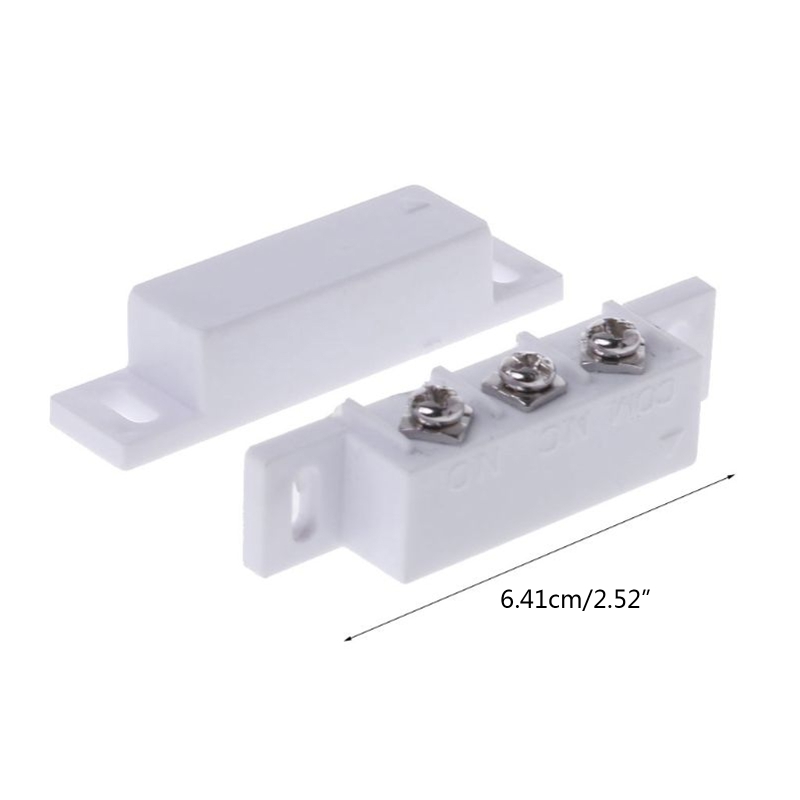 Magnetische Contact Schakelaar Wired Deur Raam Sensor Detector Normaal Gesloten Normaal Open Nc/Geen Voor Home Security Alarm Systeem